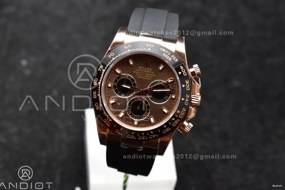 (Gain Strap Daytona ZF Oyster-flex Dial Weight) Chocolate LN on 116515 SH4130 Edition Black Best 1:1 0217